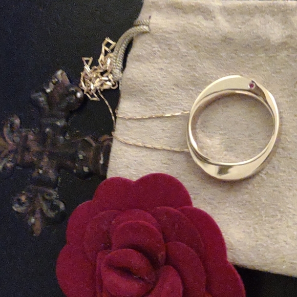 18K RARE..Authentic ❤️🩹ROBERTO COIN 18K SOLID Yellow GOLD PENDANT LARGE SIZE - Picture 2 of 7